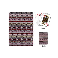 Aztec Pattern Art Playing Cards (mini)  by BangZart