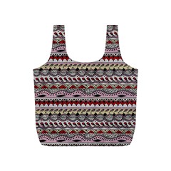 Aztec Pattern Art Full Print Recycle Bags (s) 