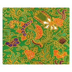 Art Batik The Traditional Fabric Double Sided Flano Blanket (small) 