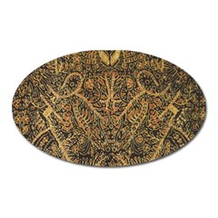 Art Indonesian Batik Oval Magnet by BangZart