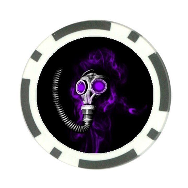 Gas mask Poker Chip Card Guard