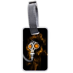 Gas Mask Luggage Tags (one Side)  by Valentinaart