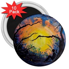 Soul Offering 3  Magnets (10 Pack)  by Dimkad