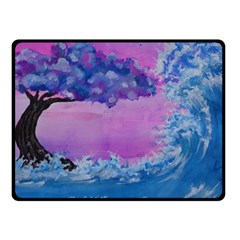 Rising To Touch You Fleece Blanket (small) by Dimkad