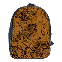 Art Traditional Batik Flower Pattern School Bags(large) 