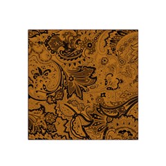 Art Traditional Batik Flower Pattern Satin Bandana Scarf