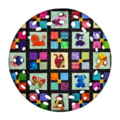 Animal Party Pattern Ornament (round Filigree)