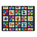 Animal Party Pattern Double Sided Fleece Blanket (Small)  45 x34  Blanket Front