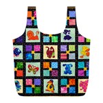 Animal Party Pattern Full Print Recycle Bags (L)  Front