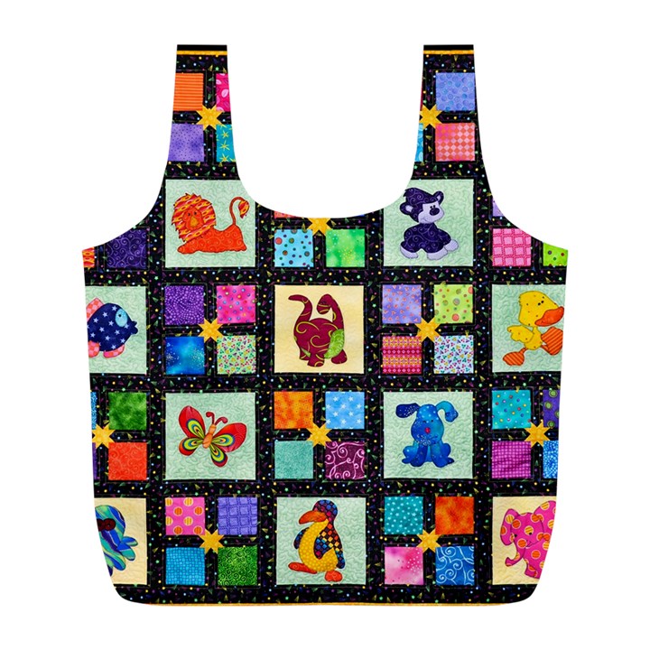 Animal Party Pattern Full Print Recycle Bags (L) 