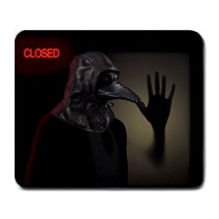 Night Walk Large Mousepads by Valentinaart
