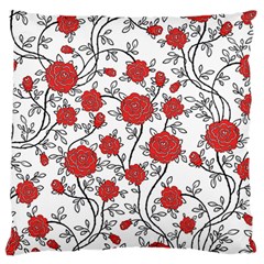 Texture Roses Flowers Standard Flano Cushion Case (two Sides)