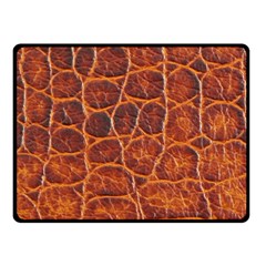 Crocodile Skin Texture Fleece Blanket (small) by BangZart