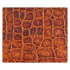 Crocodile Skin Texture Double Sided Flano Blanket (small) 