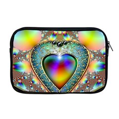 Rainbow Fractal Apple Macbook Pro 17  Zipper Case