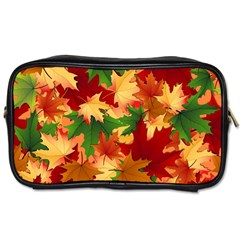 Autumn Leaves Toiletries Bags 2-side by BangZart