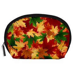 Autumn Leaves Accessory Pouches (large) 