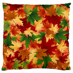 Autumn Leaves Standard Flano Cushion Case (one Side)