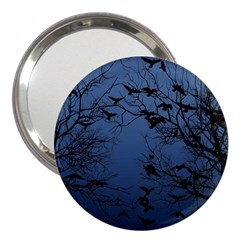 Crow Flock  3  Handbag Mirrors by Valentinaart