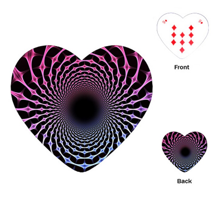 Spider Web Playing Cards (Heart) 