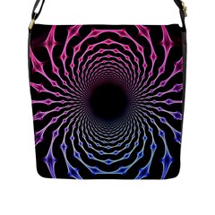 Spider Web Flap Messenger Bag (l) 