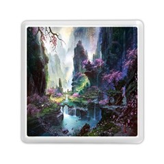 Fantastic World Fantasy Painting Memory Card Reader (square)  by BangZart