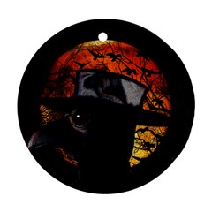 Bird-man  Ornament (round) by Valentinaart