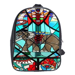 Elephant Stained Glass School Bags (xl)  by BangZart