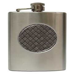 Seamless Leather Texture Pattern Hip Flask (6 Oz) by BangZart