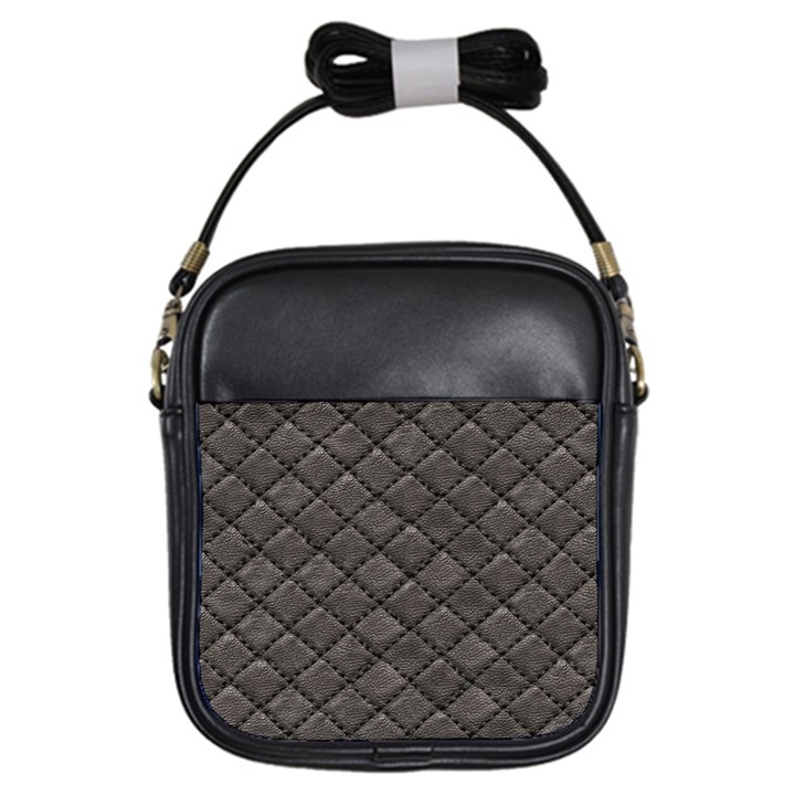 Seamless Leather Texture Pattern Girls Sling Bags