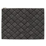 Seamless Leather Texture Pattern Cosmetic Bag (XXL)  Front