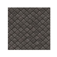 Seamless Leather Texture Pattern Small Satin Scarf (square)