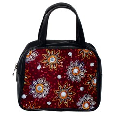 India Traditional Fabric Classic Handbags (one Side) by BangZart