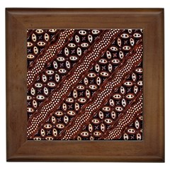 Art Traditional Batik Pattern Framed Tiles by BangZart