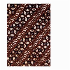 Art Traditional Batik Pattern Small Garden Flag (two Sides) by BangZart