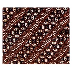 Art Traditional Batik Pattern Double Sided Flano Blanket (small) 