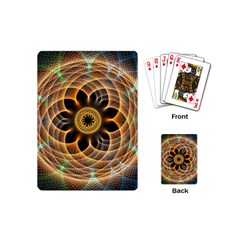 Mixed Chaos Flower Colorful Fractal Playing Cards (mini)  by BangZart