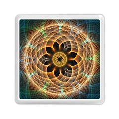 Mixed Chaos Flower Colorful Fractal Memory Card Reader (square)  by BangZart