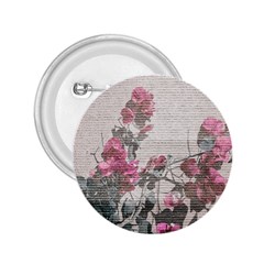 Shabby Chic Style Floral Photo 2 25  Buttons by dflcprints