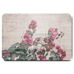 Shabby Chic Style Floral Photo Large Doormat  by dflcprints