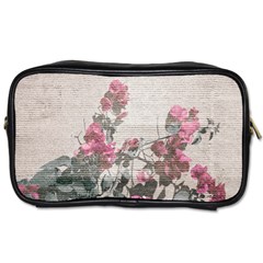 Shabby Chic Style Floral Photo Toiletries Bags by dflcprints