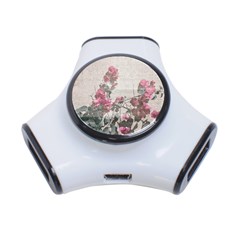Shabby Chic Style Floral Photo 3-port Usb Hub by dflcprints