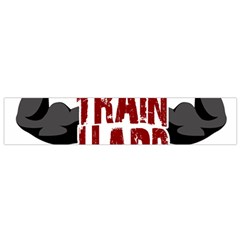 Train Hard Flano Scarf (small) by Valentinaart
