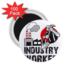 Industry Worker  2 25  Magnets (100 Pack) 