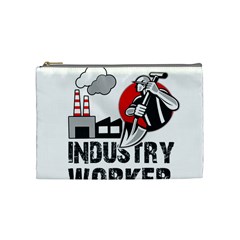 Industry Worker  Cosmetic Bag (medium)  by Valentinaart
