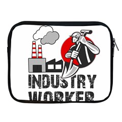 Industry Worker  Apple Ipad 2/3/4 Zipper Cases by Valentinaart