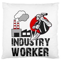 Industry Worker  Standard Flano Cushion Case (one Side) by Valentinaart