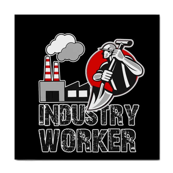 Industry worker  Tile Coasters