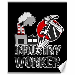 Industry Worker  Canvas 16  X 20   by Valentinaart