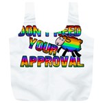 Dont need your approval Full Print Recycle Bags (L)  Back